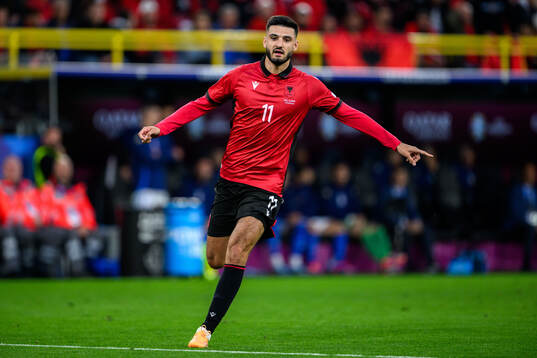 Armando Broja of Albania