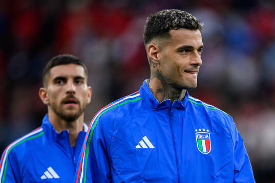 Gianluca Scamacca of Italy