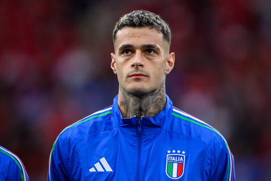 Gianluca Scamacca of Italy