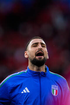 goalkeeper Gianluigi Donnarumma of Italy