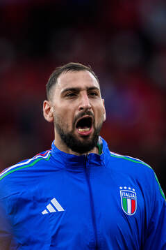 goalkeeper Gianluigi Donnarumma of Italy