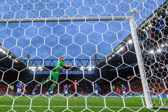 goalkeeper Gianluigi Donnarumma of Italy