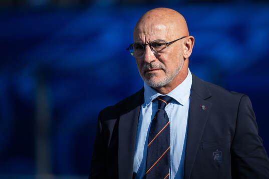 Head coach Luis De La Fuente of Spain