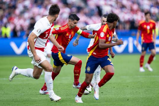 Alvaro Morata of Spain