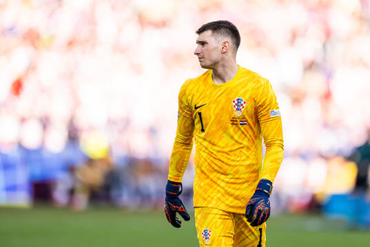 goalkeeper Dominik Livakovic of Croatia