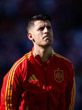 Alvaro Morata of Spain