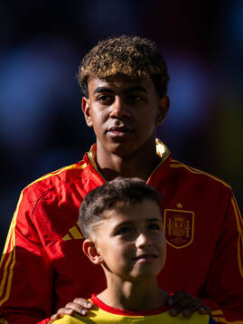Lamine Yamal of Spain