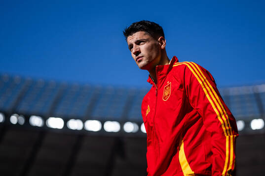 Alvaro Morata of Spain