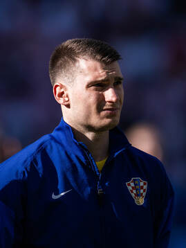 Goalkeeper Dominik Livakovic of Croatia