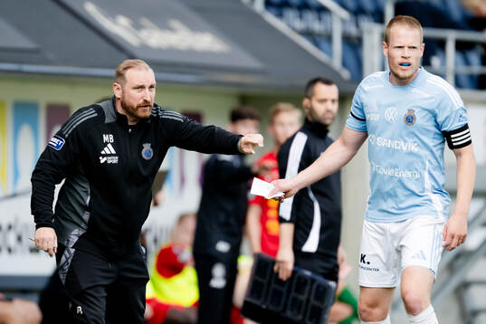 Gefles huvudtränare Mikael Bengtsson och Martin