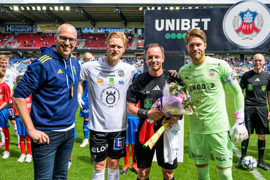 Svenska fotbollförbundets Mattias Johansson, Örebros Karl