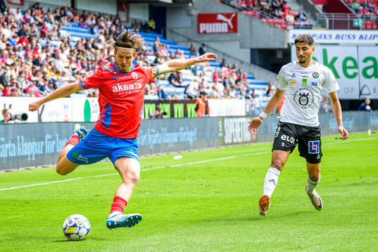Helsingborgs Wilhelm Loeper och Örebros Peter Gwargis