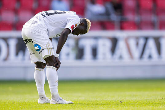 Östersunds Assiedou Yannick Armel Adjoumani deppar
