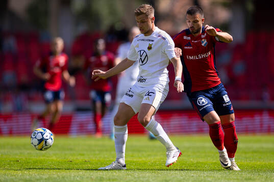 Östersunds Mykola Musolitin och Östers Vladimir Rodic