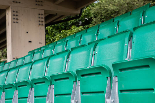 Läktarrader på Hammarby IP
