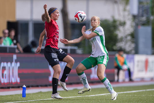 Trelleborgs Thelma Persson Welin och Hammarbys Smilla