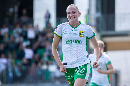 Hammarbys Vilde Hasund jublar