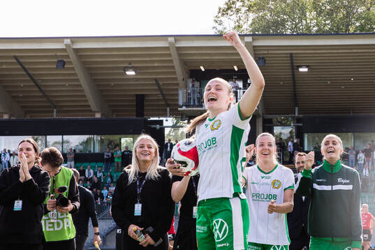 Hammarbys Vilde Hasund jublar