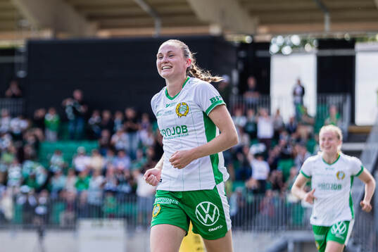 Hammarbys Vilde Hasund jublar