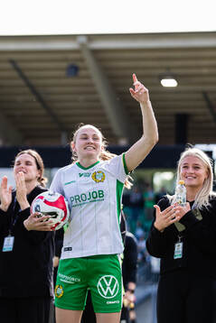 Hammarbys Vilde Hasund jublar