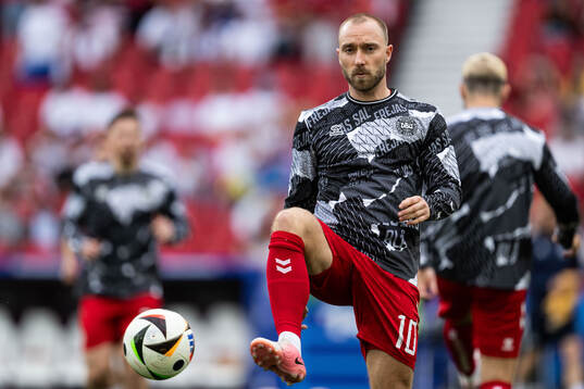 Christian Eriksen of Denmark