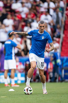 Benjamin Sesko of Slovenia