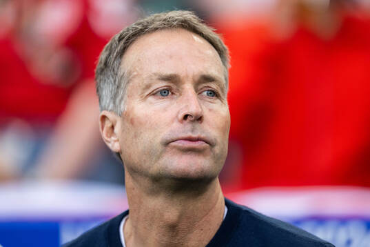 Head coach Kasper Hjulmand of Denmark