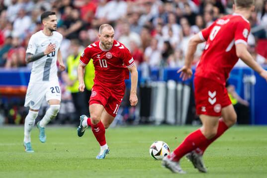 Christian Eriksen of Denmark