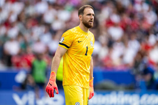 Goalkeeper Jan Oblak of Slovenia