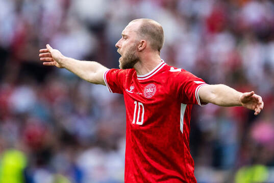 Christian Eriksen of Denmark