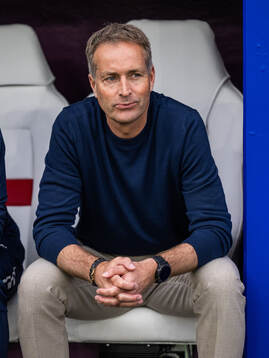 Head coach Kasper Hjulmand of Denmark