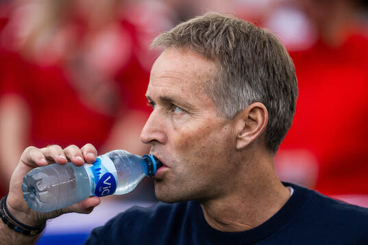 Head coach Kasper Hjulmand of Denmark