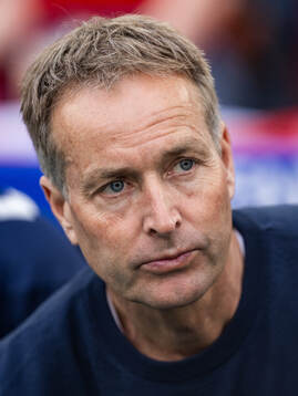 Head coach Kasper Hjulmand of Denmark