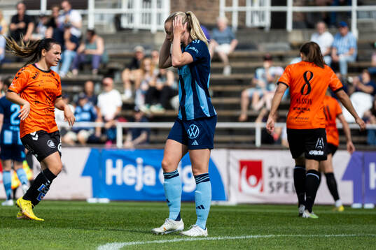 Djurgårdens Zara Jönsson deppar