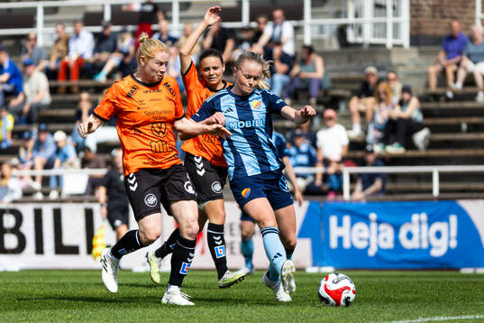 Djurgårdens Zara Jönsson och Kristianstads Clare