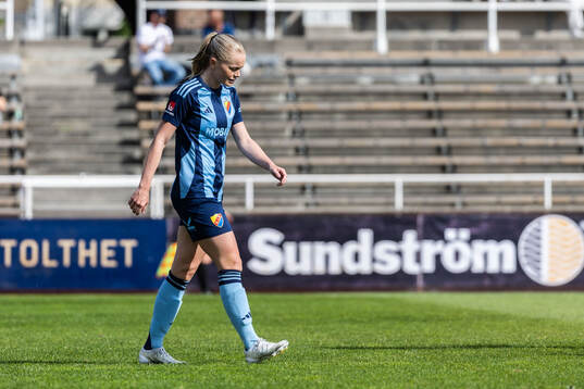 Djurgårdens Zara Jönsson deppar