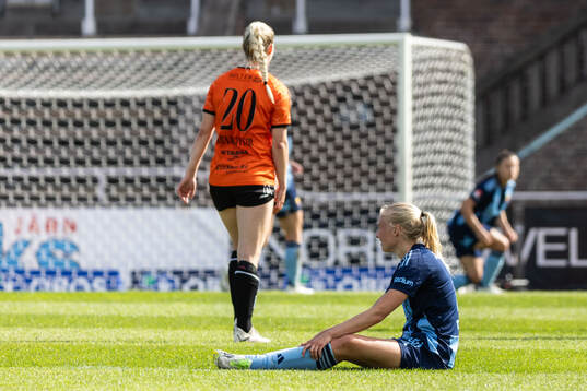 Djurgårdens Stinalisa Johansson deppar