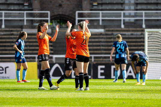 Kristianstads spelarna jublar