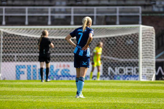 Djurgårdens Stinalisa Johansson deppar