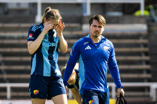 Djurgårdens Ina Vårhus har ont