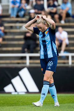 Djurgårdens Zara Jönsson deppar