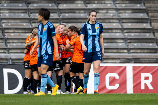 Djurgårdens Ina Vårhus deppar