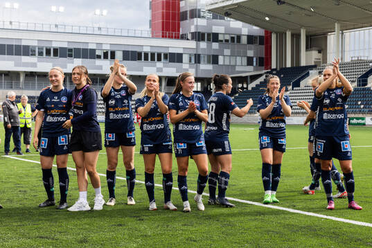 Linköpings spelare jublar