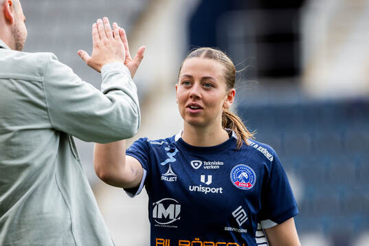 Linköpings Cornelia Kapocs jublar