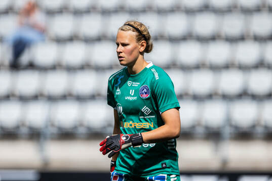 Linköpings målvakt Cajsa Andersson