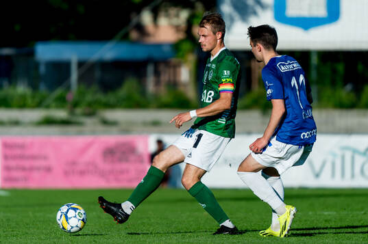 Brages Alexander Zetterström och Trelleborgs Armin Culum
