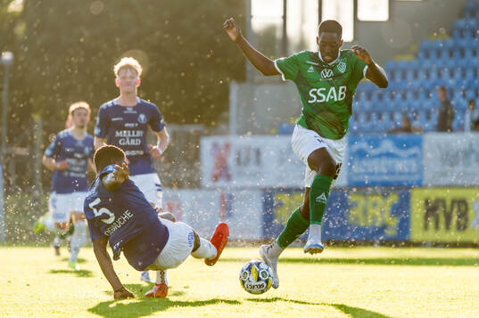 Trelleborgs Abel Ogwuche och Brages Samouil Izountouemoi