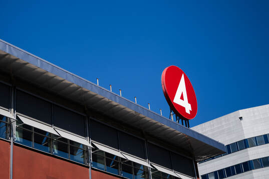 Exteriör av TV4-huset
