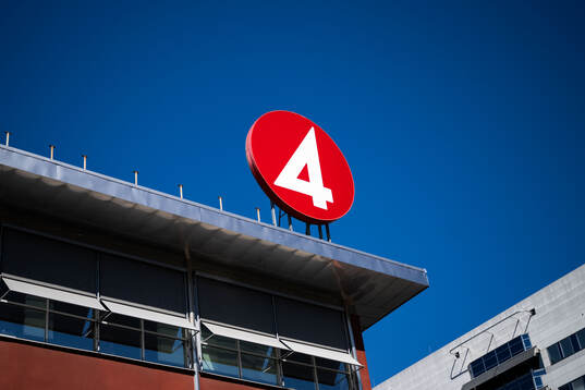 Exteriör av TV4-huset