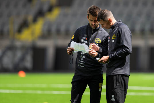 Elfsborgs assisterande tränare Javier Agenjo Duran  och
